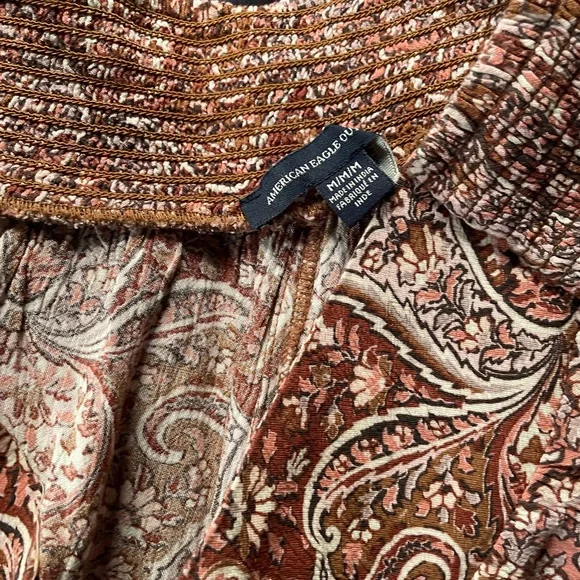 American Eagle Paisley Elastic Shorts - Picture 4 of 4